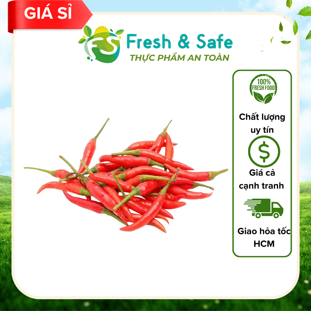 Ớt xiêm đỏ - 300g (Sỉ) 