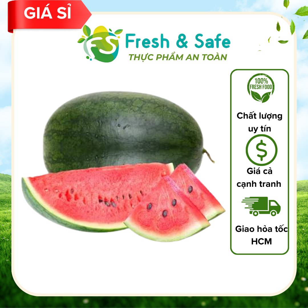  Dưa hấu Long An - 10kg (sỉ) 
