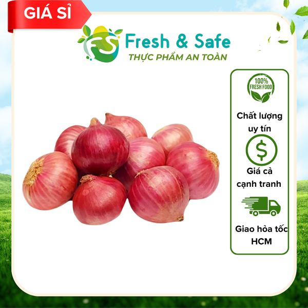 Hành tím củ Ấn - 1kg (Sỉ)