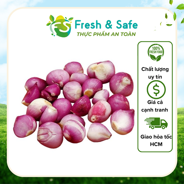 Hành tím củ Ấn lột - 500g