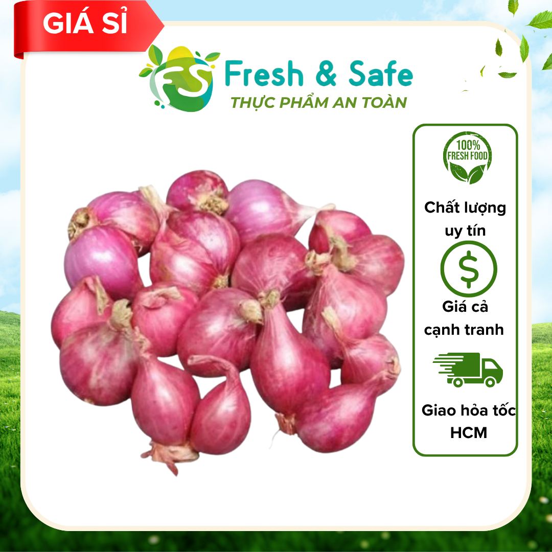  Hành tím củ Bắc - 1kg (sỉ) 