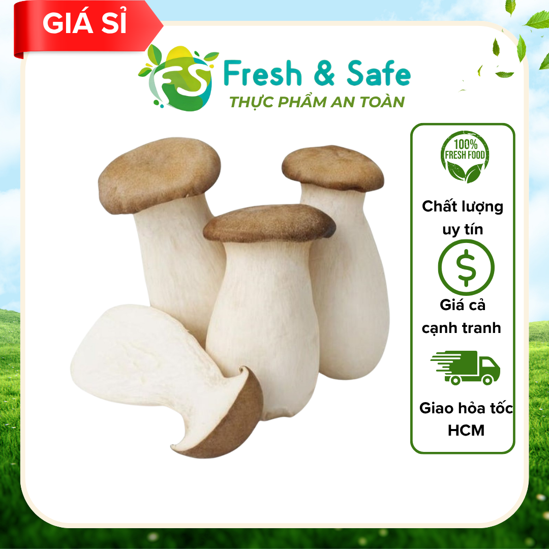  Nấm đùi gà - túi 1kg (Sỉ) 