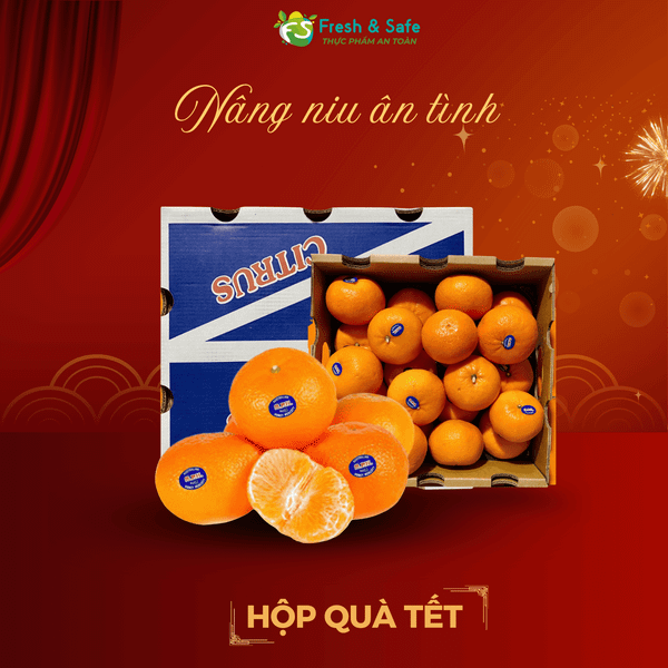  [QUÀ TẾT] Quýt Úc - thùng 4kg 