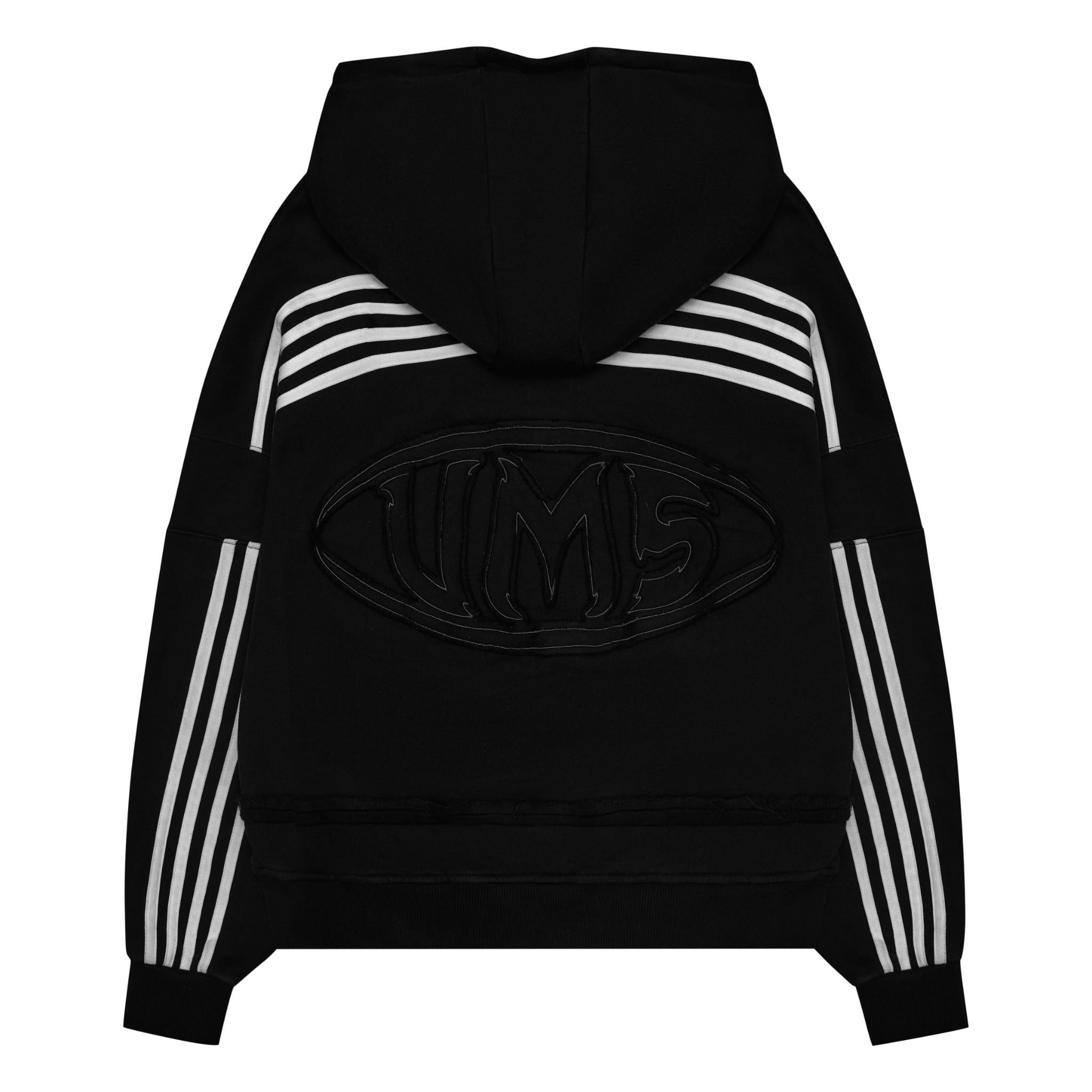  UMS HOODIE ZIP BLACK 