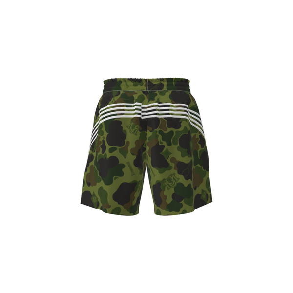  SIGNATURE MILLITARY GREEN CAMO SHORT 