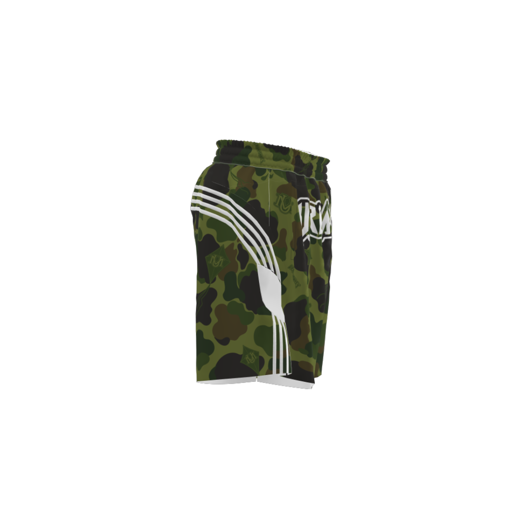  SIGNATURE MILLITARY GREEN CAMO SHORT 