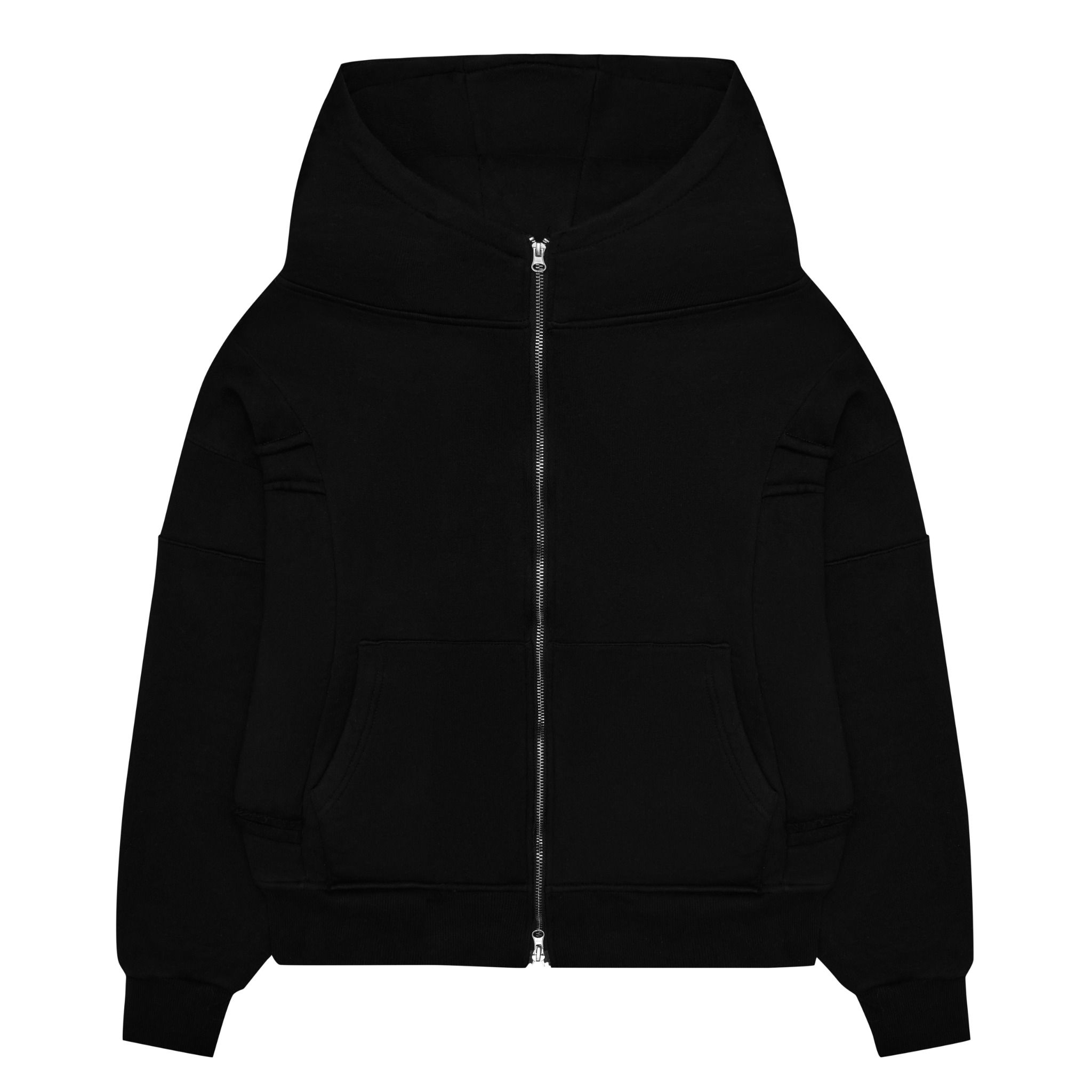  UMS HOODIE ZIP BLACK 