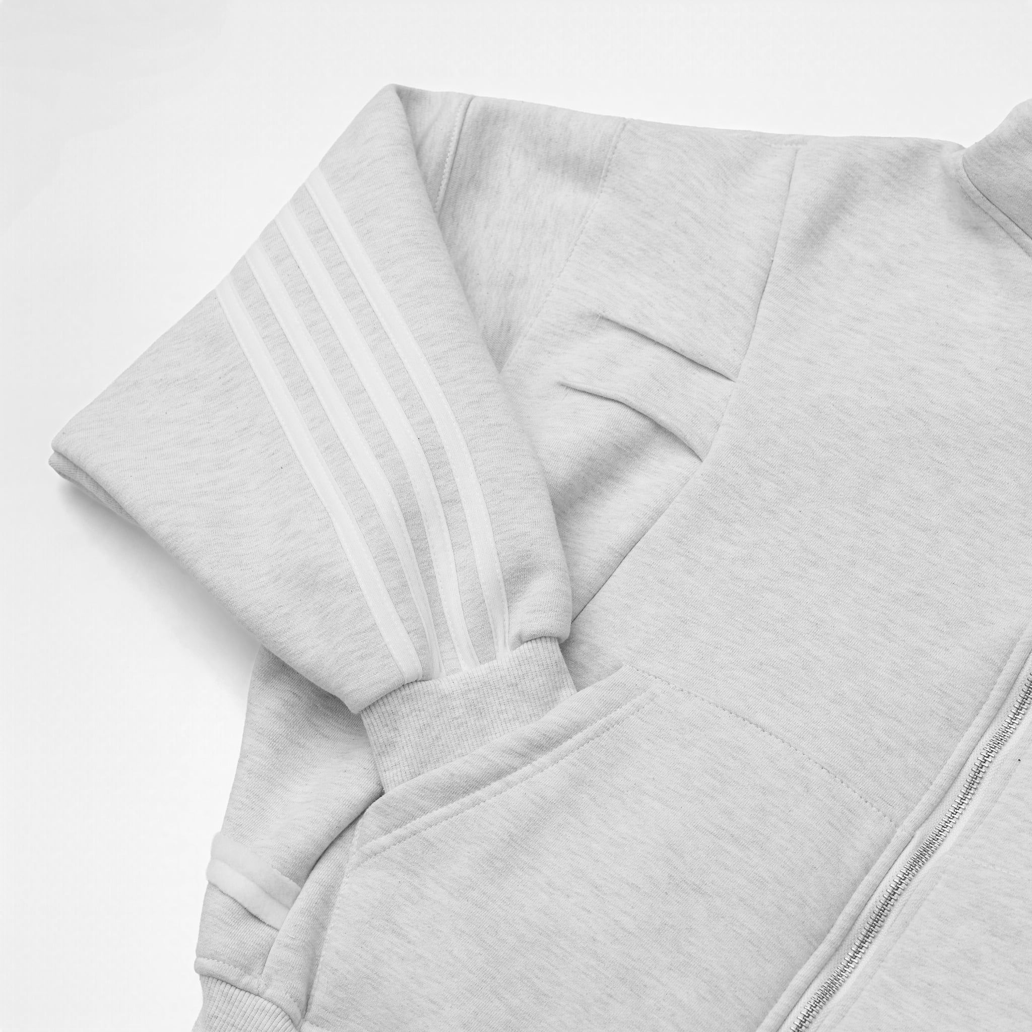  UMS HOODIE ZIP LIGHT GREY 