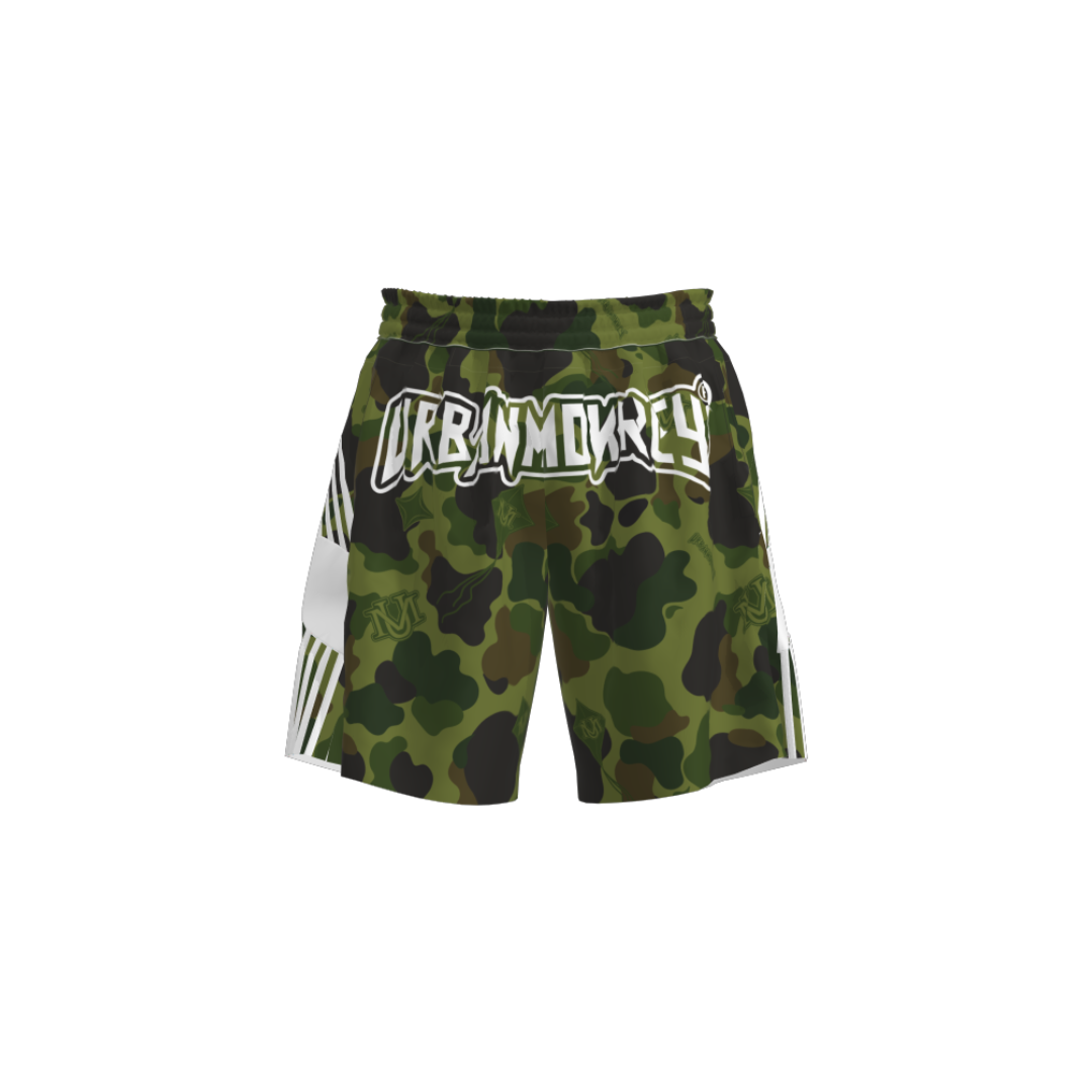  SIGNATURE MILLITARY GREEN CAMO SHORT 