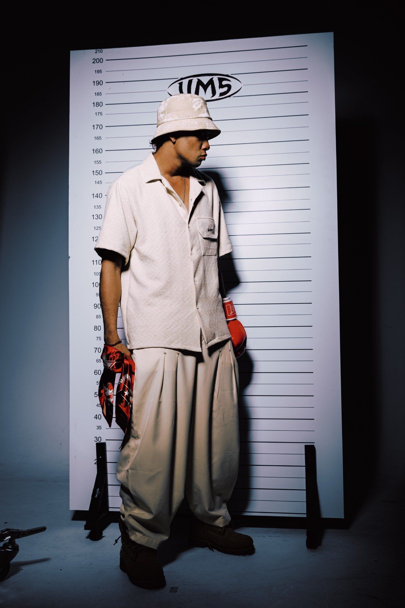  WAVY SUEDE SHIRT CREAM 