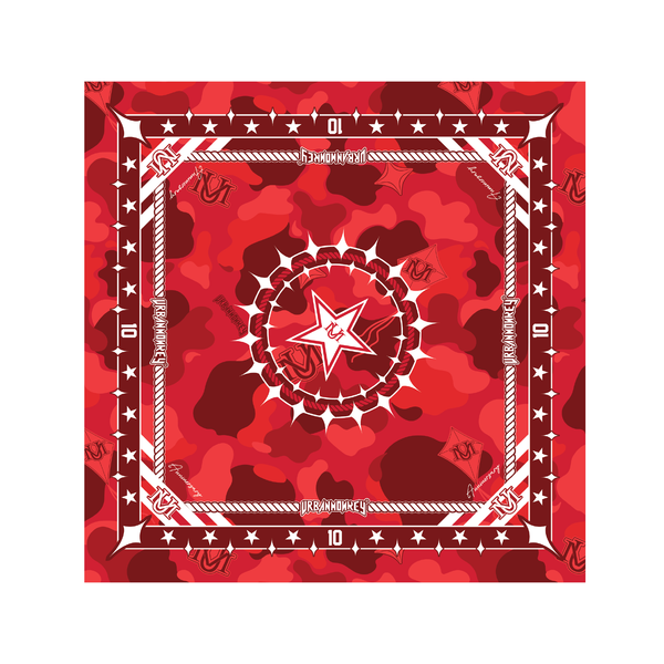  BANDANA RED CAMO 