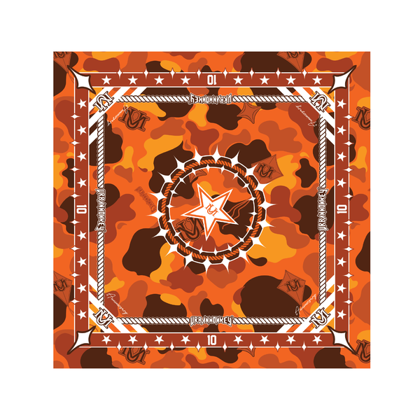  BANDANA ORANGE CAMO 