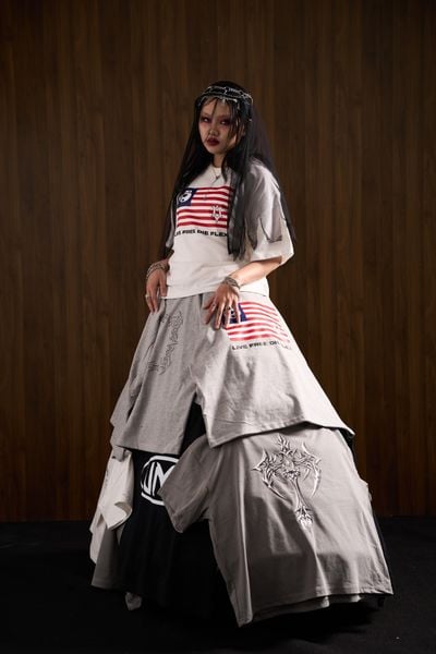  UMS FLAG TEE WHITE 