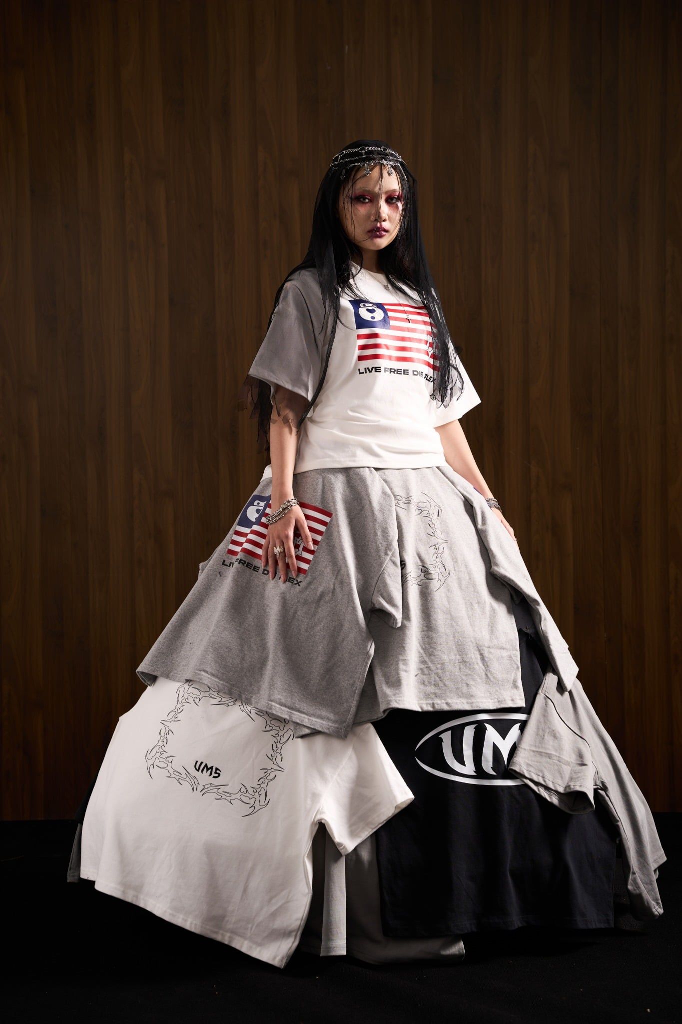  UMS FLAG TEE WHITE 