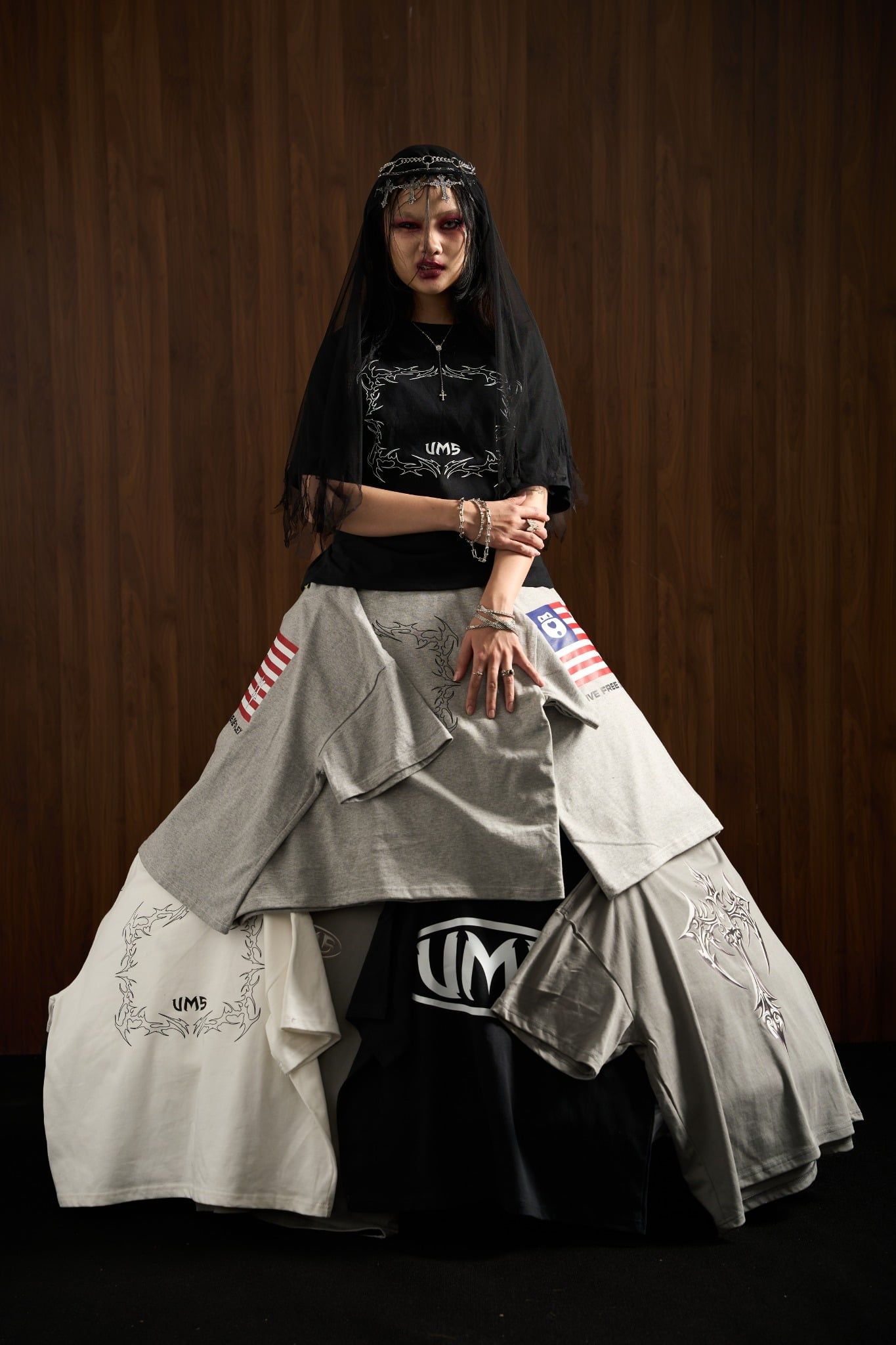  UMS FRAME TEE BLACK 