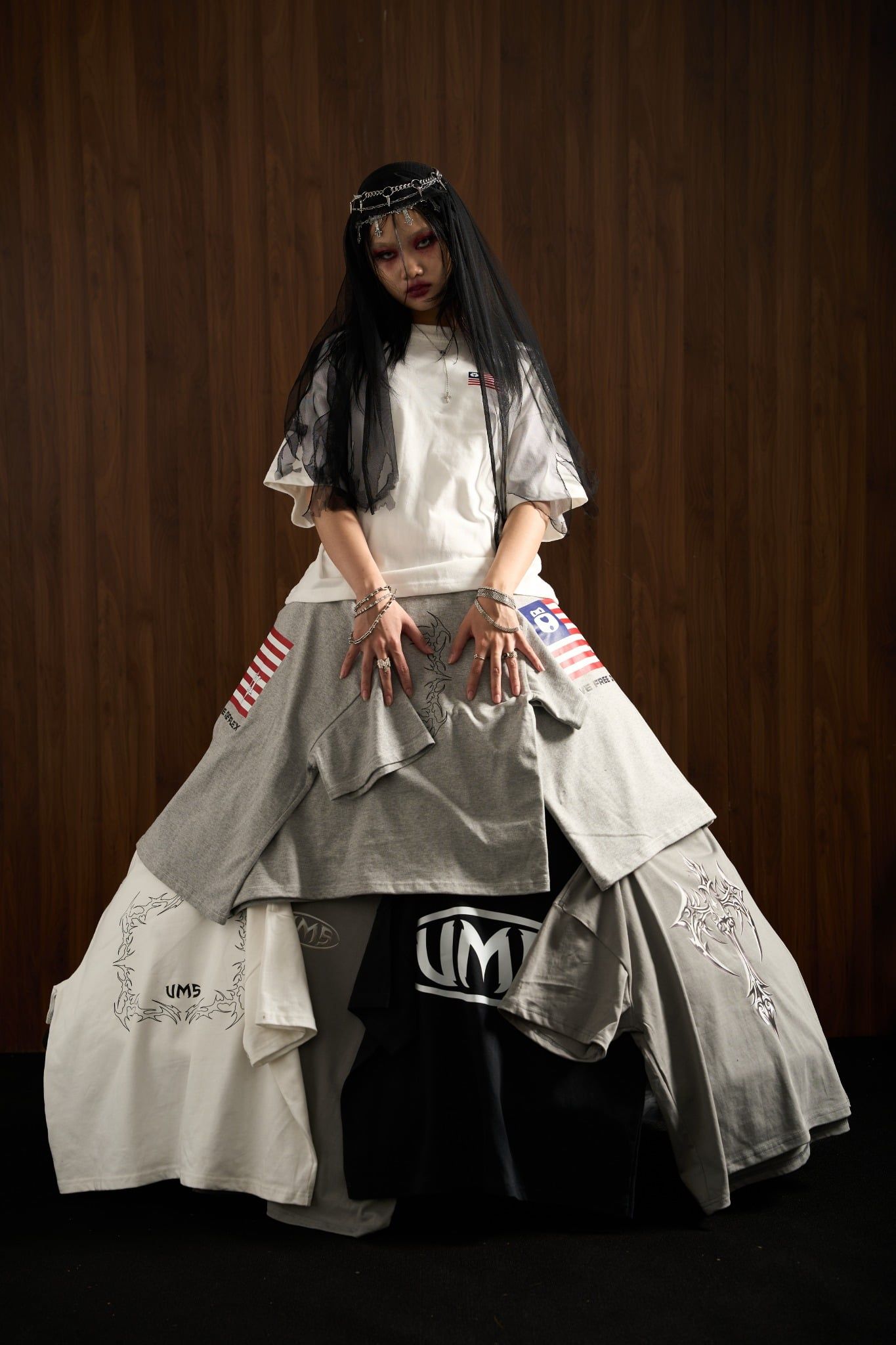  UMS NATION TEE WHITE 