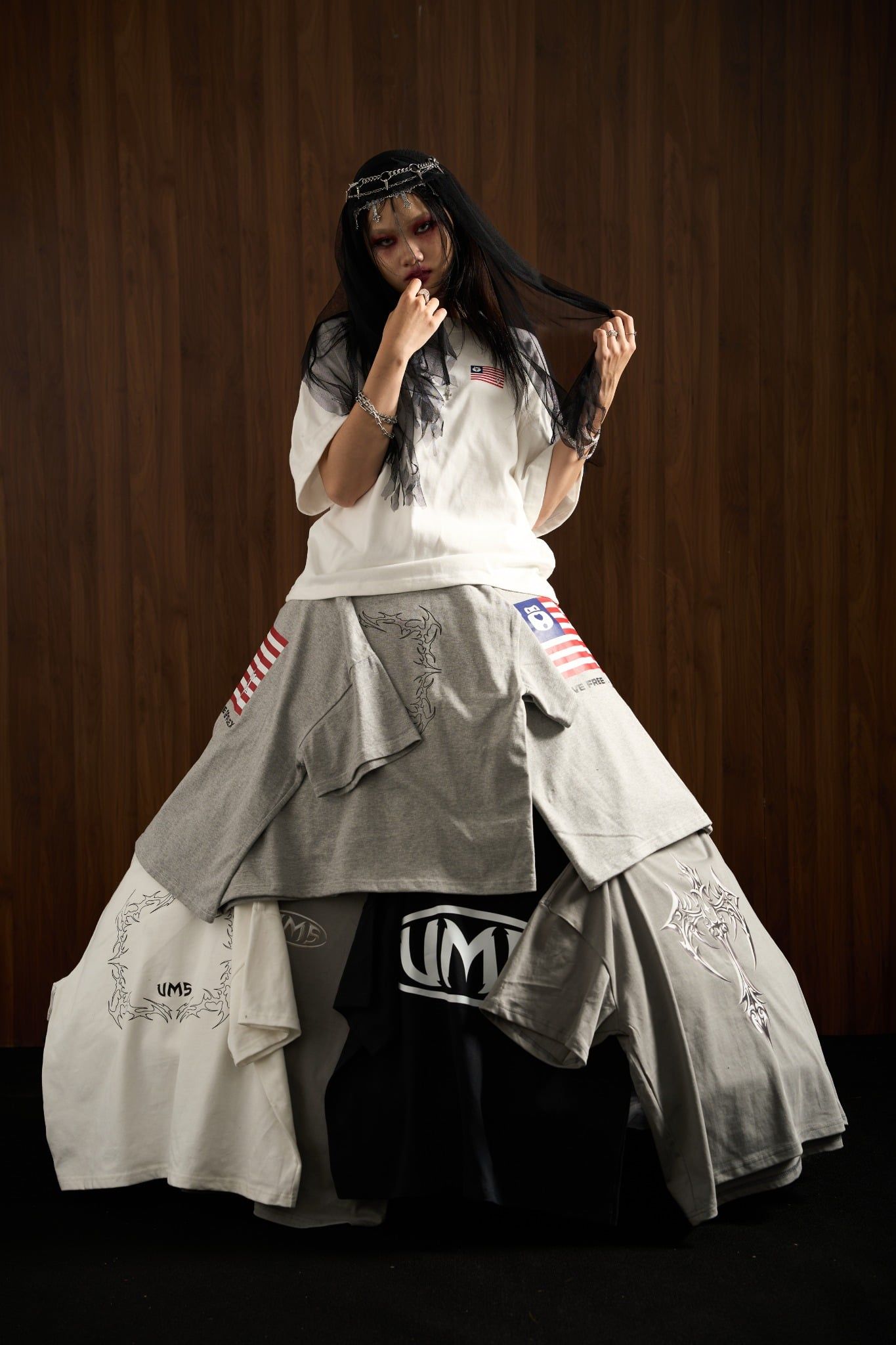  UMS NATION TEE WHITE 