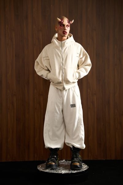  UMS HOODIE DUST GREY 