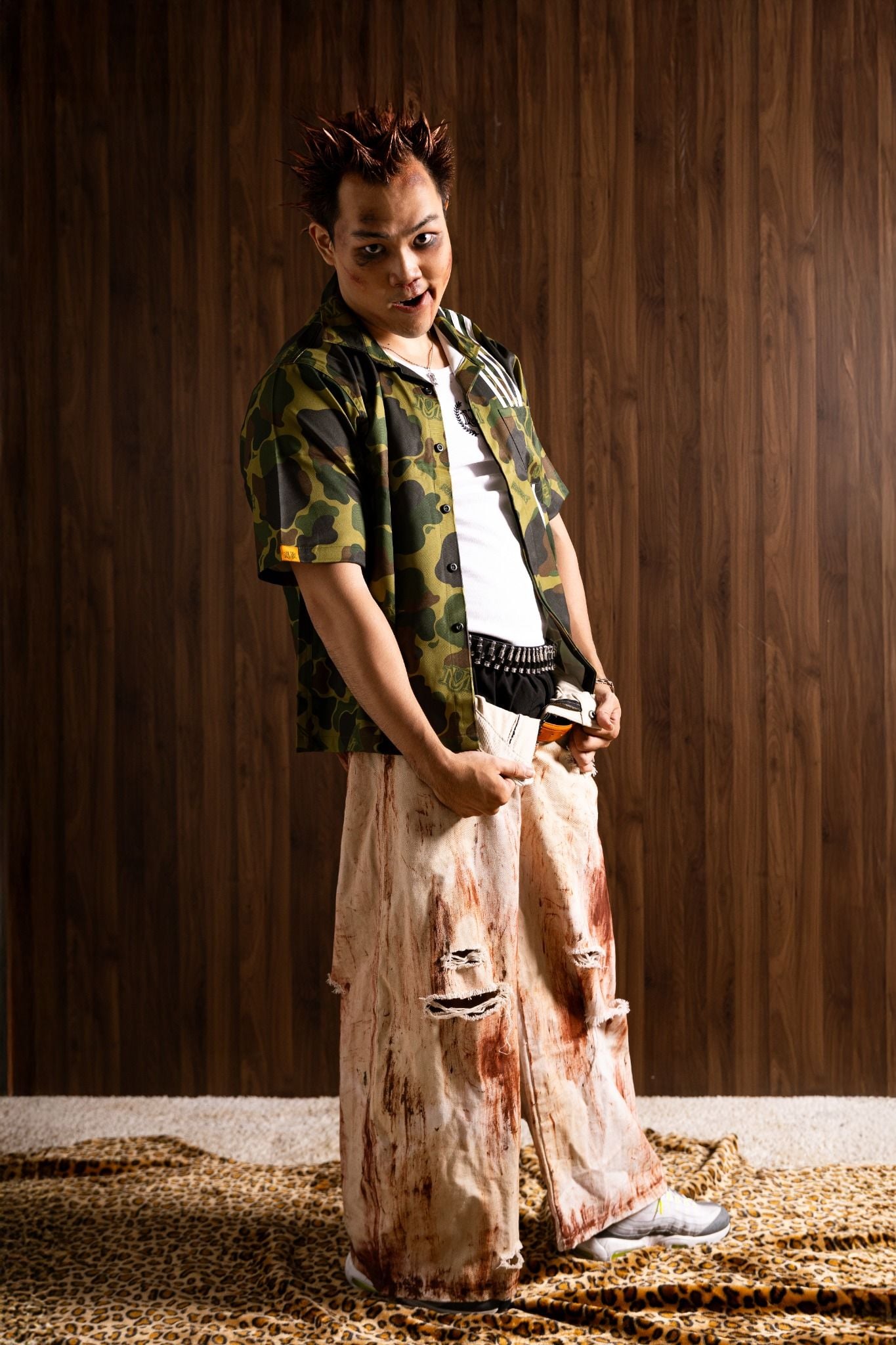  SIGNATURE MILLITARY GREEN CAMO SHIRT 