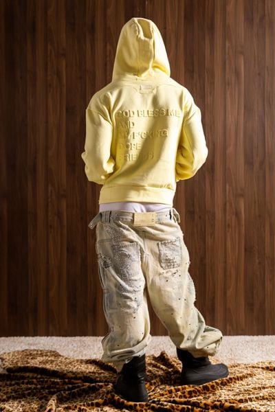  GOBLIN SIGNATURE BOXY HOODIE ZIP LIMELIGHT 