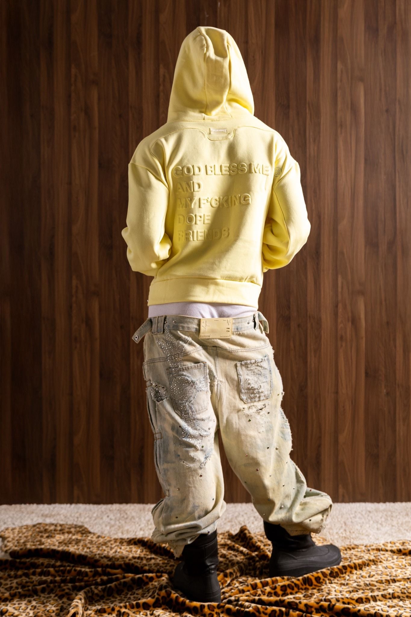  GOBLIN SIGNATURE BOXY HOODIE ZIP LIMELIGHT 