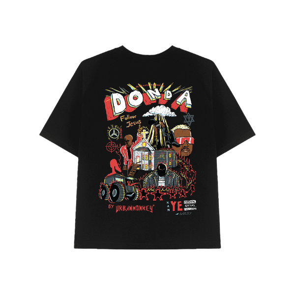  BSTT KANYE WEST DONDA TEE BLACK 