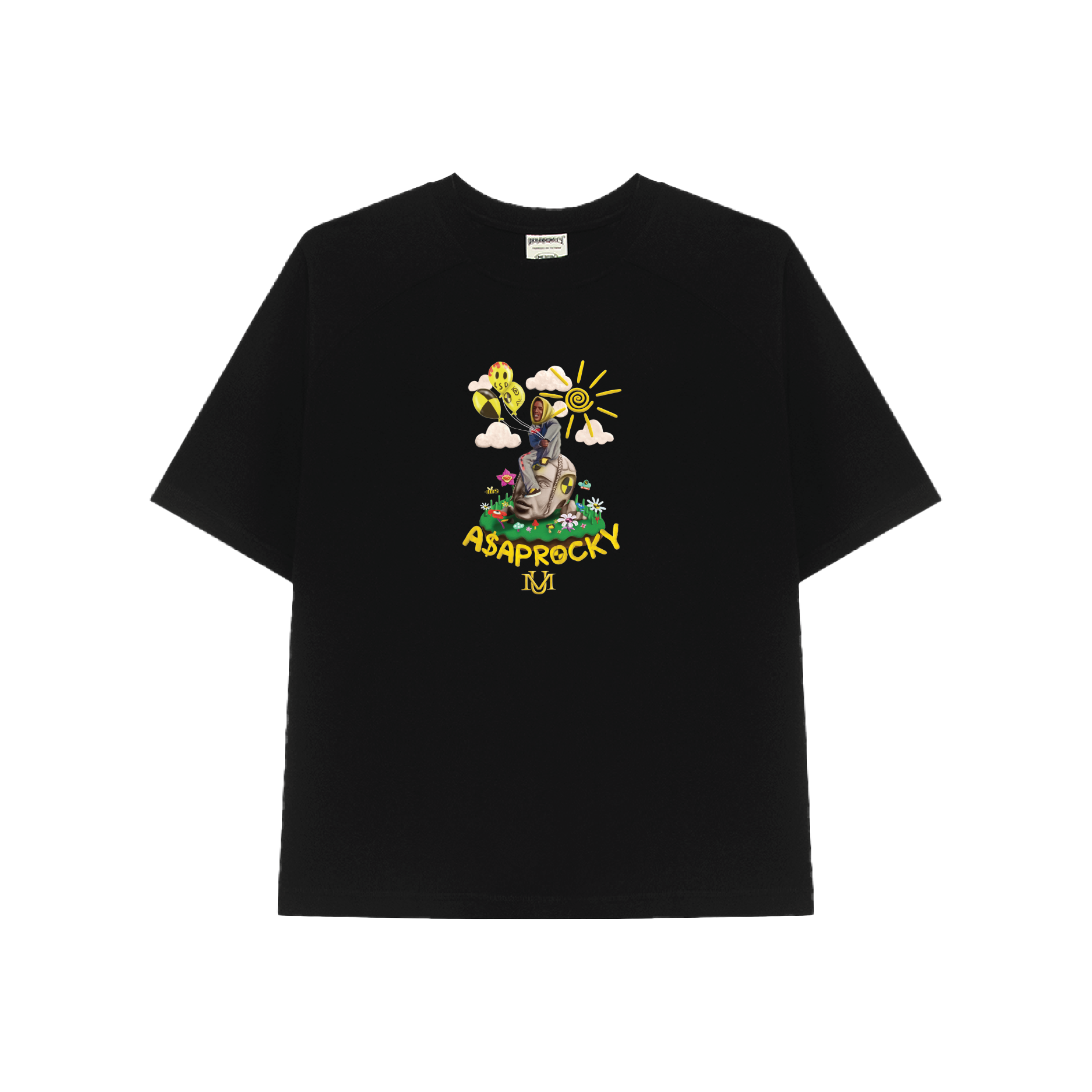  BSTT ASAP ROCKY PLAYGROUND TEE BLACK 
