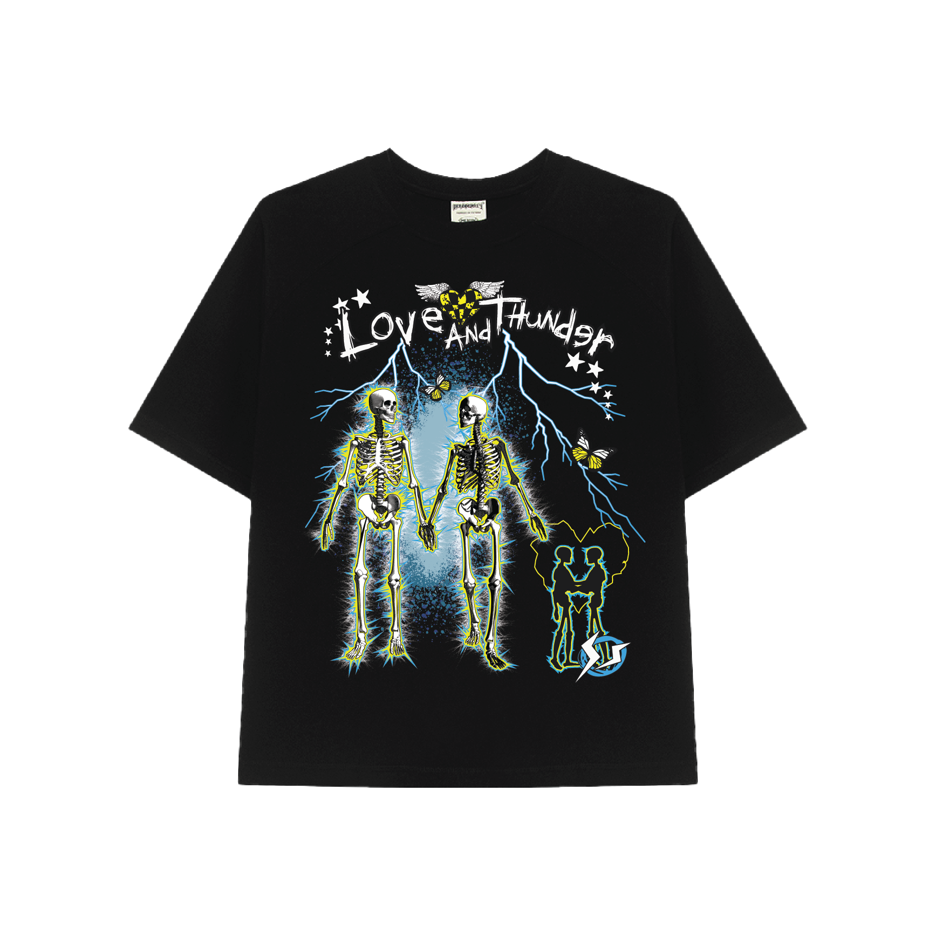  BSTT LOVE AND THUNDER TEE BLACK 