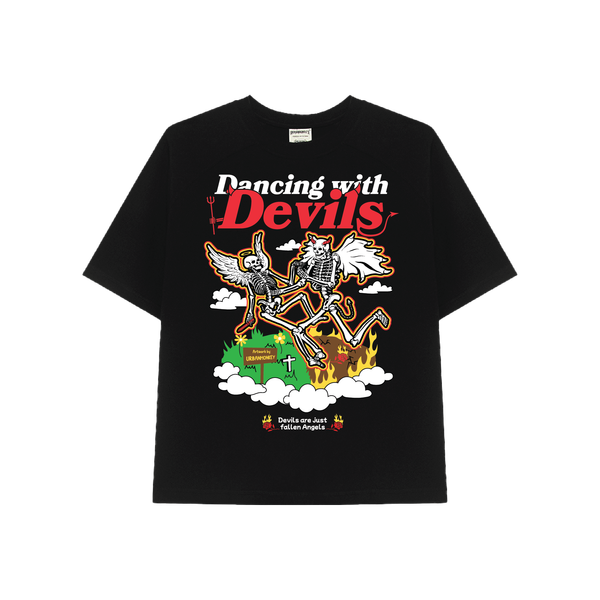  BSTT DANCING WITH DEVILS TEE BLACK 