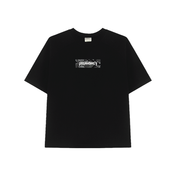  BSTT GREY CAMO LOGO BOX TEE BLACK 