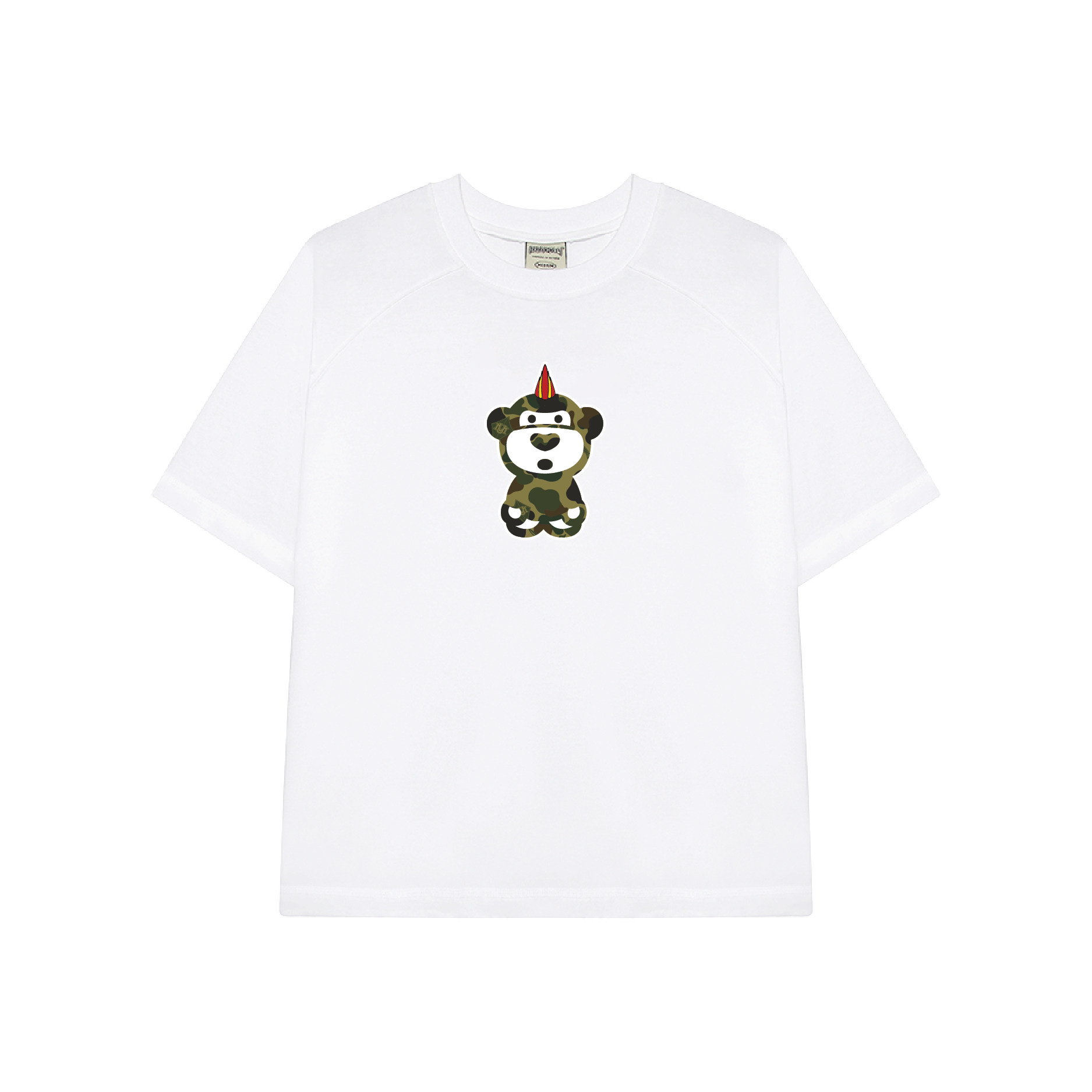  BSTT CAMO BABY FLEX TEE WHITE 