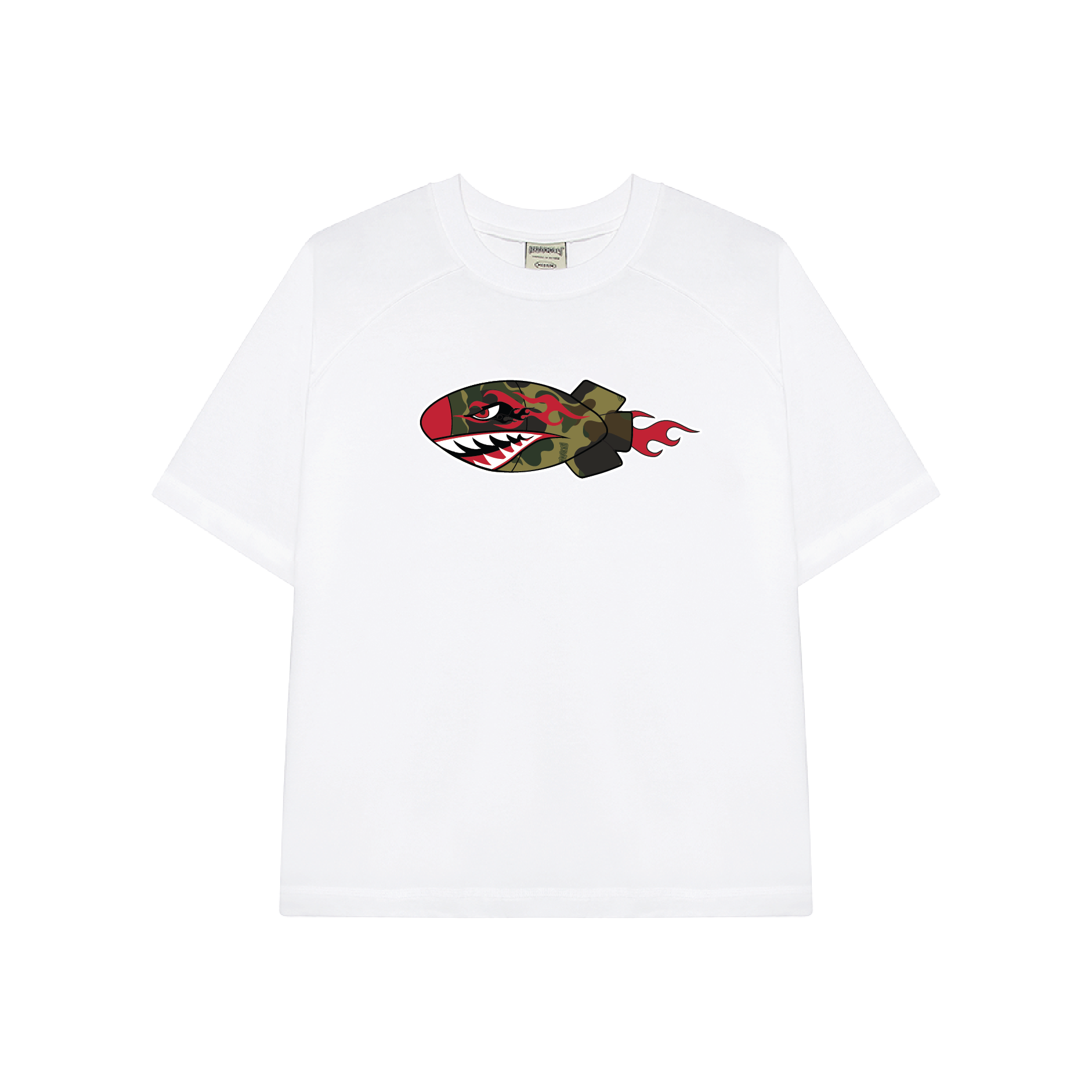  BSTT CAMO ROCKET TEE WHITE 