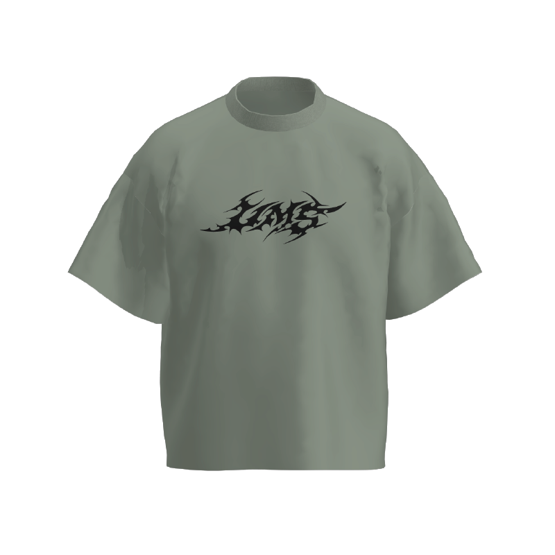  UMS TRIBAL CYBER TEE CEMENT GREY 