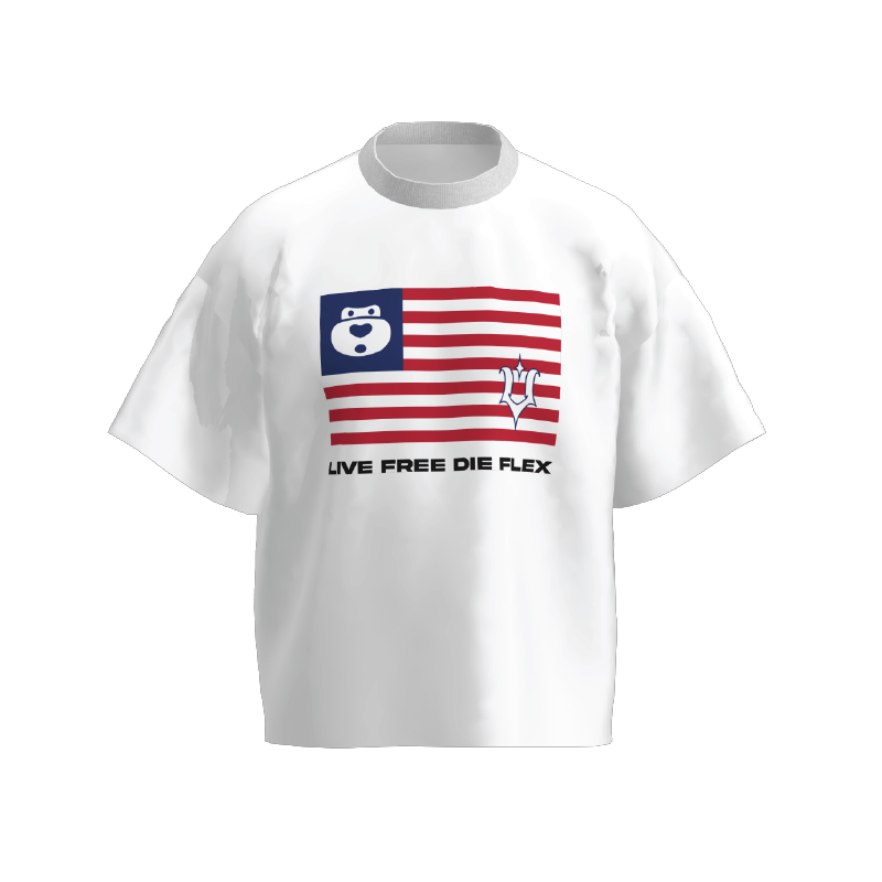  UMS FLAG TEE WHITE 