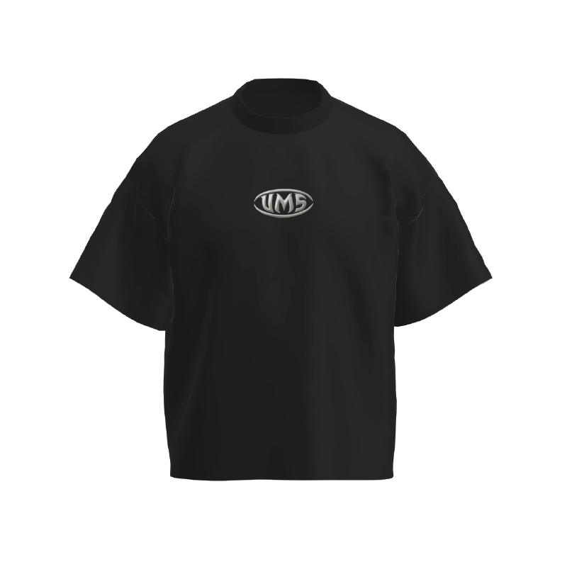  UMS TRIBAL CROSS TEE BLACK 