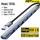  Bộ Chia USB 3.0 4 Cổng, 7 Cổng NYT N32 5Gbps Tốc Độ Cao Hợp Kim Nhôm Cao Cấp 