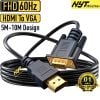  Cáp Chuyển HDMI Sang VGA Cao Cấp NYT H2V101 - Bảo Hành 6T Đổi Mới 