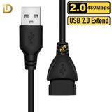 Cáp Nối Dài USB 2.0 480Mpbs Đen Dẻo Cao Cấp NYT DL104 BH 6T Đổi Mới 