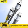  Cáp Sạc Nhanh 3 Đầu Micro / Type C / IOS Cao Cấp 120W NYT CS103 - BH 12T Đổi Mới 