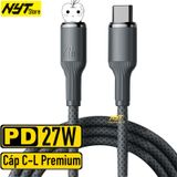  Dây Sạc Nhanh 20W PD Đầu Hợp Kim Bọc Dù Sang Trọng - Dùng Cho Phone 6-14 Bảo Hành 12T Đổi Mới 