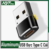  Đầu Chuyển USB Sang Type C 5A 480Mbps NYT CD106 Loại Cao Cấp Cắm Là Chạy 