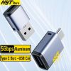  Đầu chuyển đổi USB sang Type C 3.0 Vỏ Nhôm Nguyên Khối Cao Cấp, Truyền Dữ Liệu Tốc Độ Cao Ổn Định 