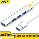  Bộ Chia USB 3.0 4 Cổng, 7 Cổng NYT N32 5Gbps Tốc Độ Cao Hợp Kim Nhôm Cao Cấp 