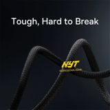  Cáp Sạc Nhanh Type C PD 100W Dù Nhôm Đen Cao Cấp NYT N93 