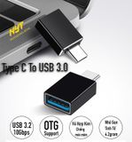  Đầu Chuyển Type C Sang USB 3.2 10Gbps OTG Hợp Kim Cao Cấp NYT CD111 