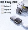 Đầu Chuyển USB Sang Type C 5A 480Mbps NYT CD106 Loại Cao Cấp Cắm Là Chạy 