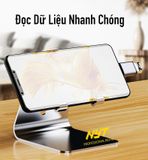  Đầu chuyển đổi USB sang Type C 3.0 Vỏ Nhôm Nguyên Khối Cao Cấp, Truyền Dữ Liệu Tốc Độ Cao Ổn Định 