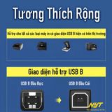  Dây Cáp Máy In USB B 2.0 Dài 1M - 10M NYT DL103 - Bảo Hành 12T Đổi Mới 