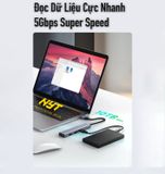  Bộ Chia USB 3.0 4 Cổng, 7 Cổng NYT N32 5Gbps Tốc Độ Cao Hợp Kim Nhôm Cao Cấp 