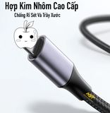 Dây Sạc Nhanh 20W PD Đầu Hợp Kim Bọc Dù Sang Trọng - Dùng Cho Phone 6-14 Bảo Hành 12T Đổi Mới 